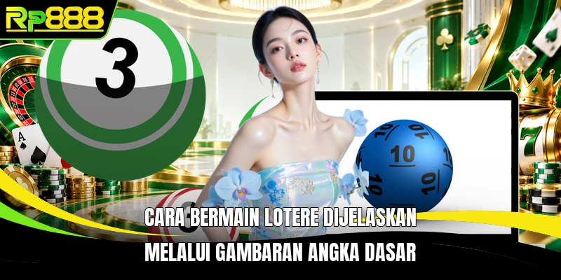 Cara bermain lotere dijelaskan melalui gambaran angka dasar