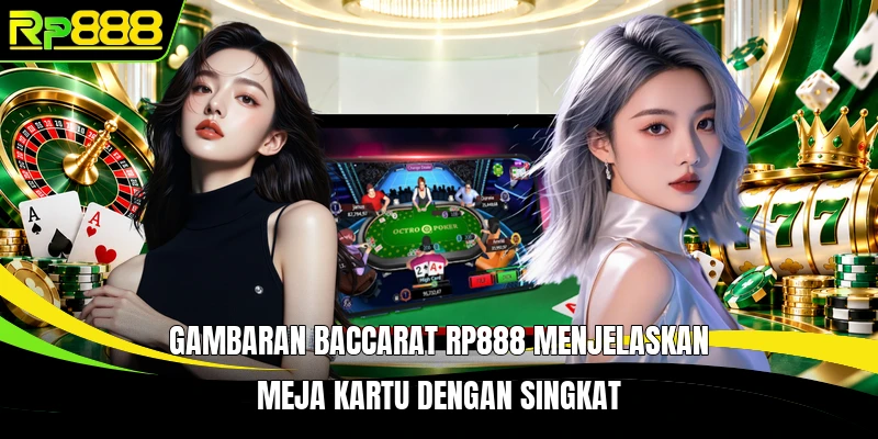 Gambaran Baccarat RP888 menjelaskan meja kartu dengan singkat