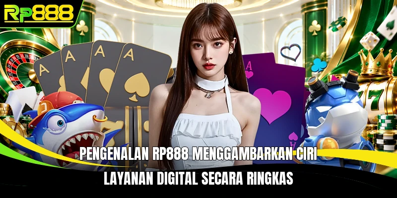 Pengenalan RP888 menggambarkan ciri layanan digital secara ringkas